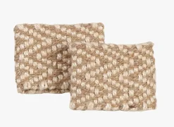 2 pk serviettringer natur - 8x5,5cm