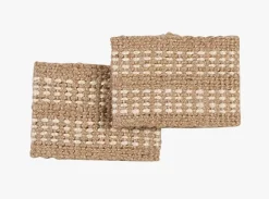 2 pk serviettringer natur - 8x5,5cm