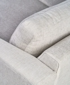 3 seter sofa beige - 189x94x80 cm