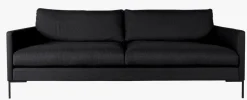 3 seter sofa svart - 227x100x83 cm