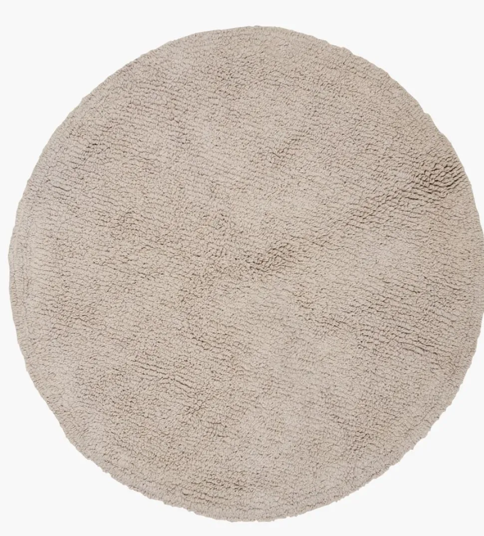 Badematte beige - ø60 cm