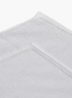 Badematte hvit - 50x90 cm