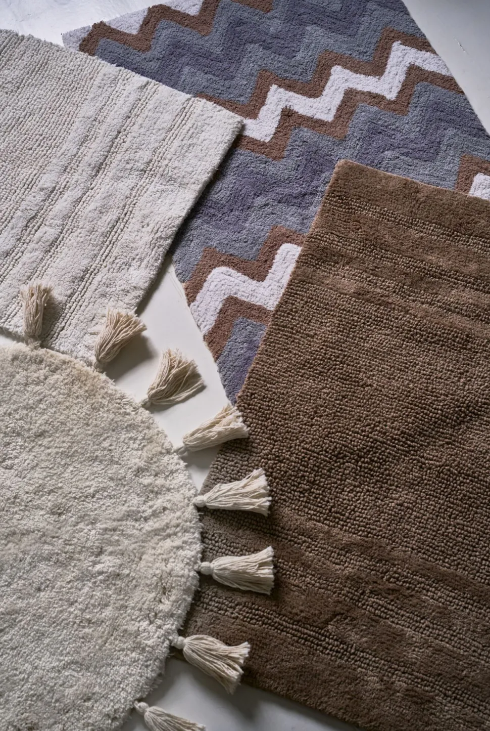 Badematte multi blå - 55x90 cm