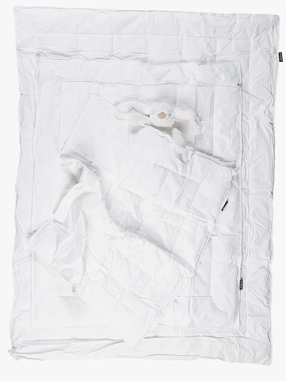 Barn helårs fiberdyne hvit - 100x140 cm