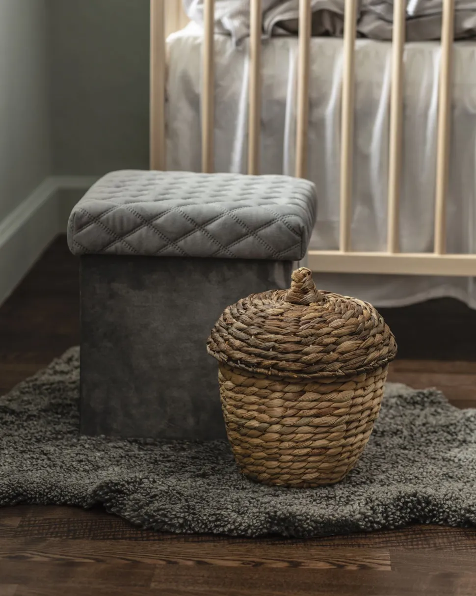 Basket small natur - 23x23x26 cm