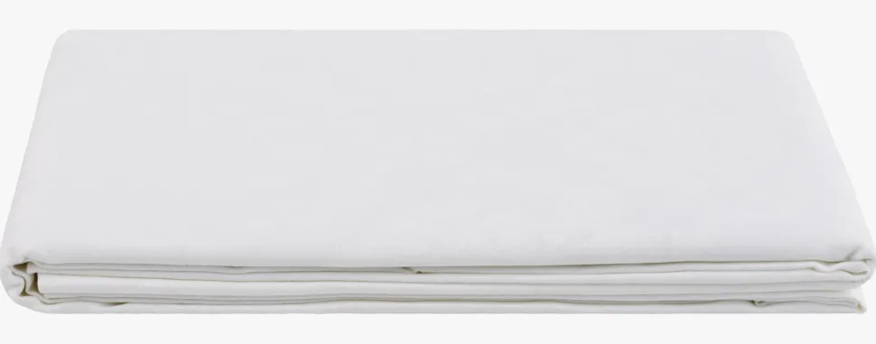 Belagt duk hvit - 140x250 cm