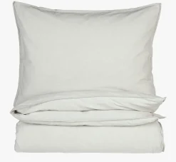 Bomull sengesett beige - 140x200 cm