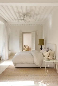 Bomull sengesett beige - 140x200 cm