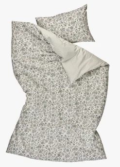 Bomull sengesett grønn - 140x220 cm