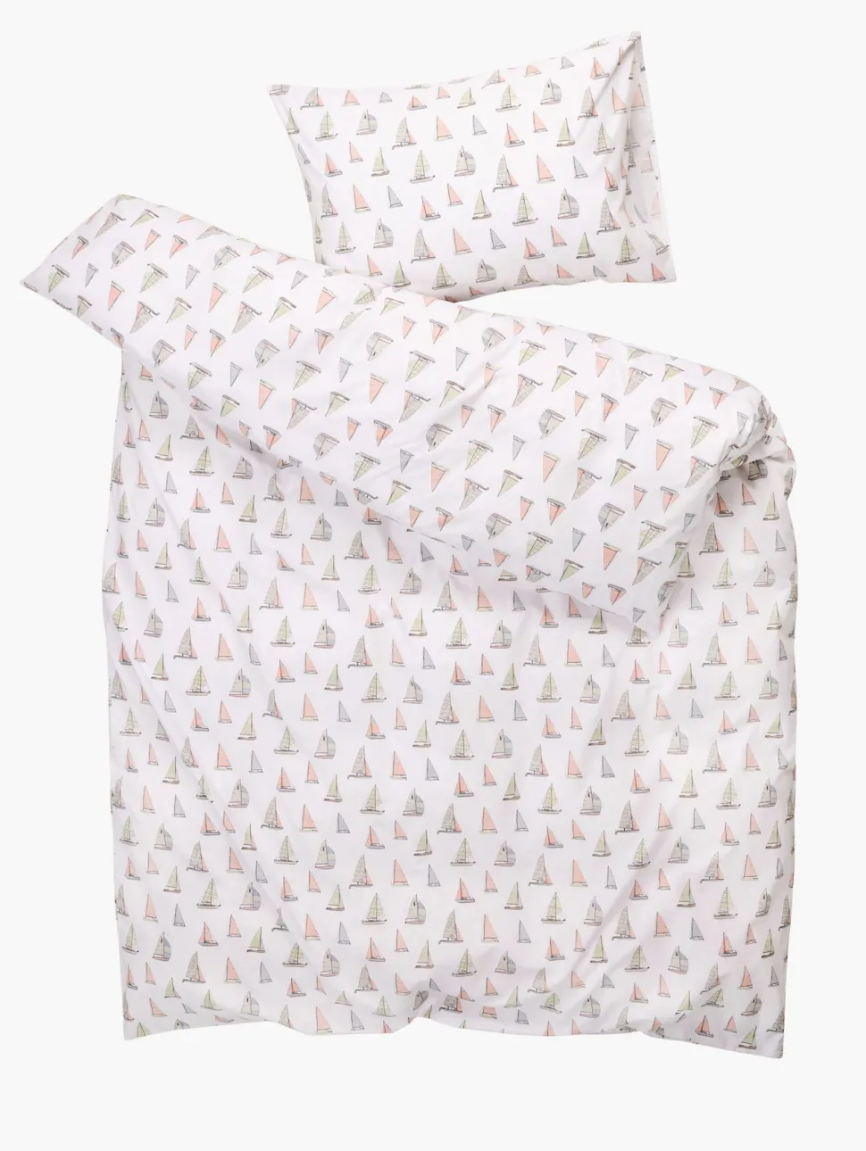 Bomull sengesett multi - 140x200+50x70 cm