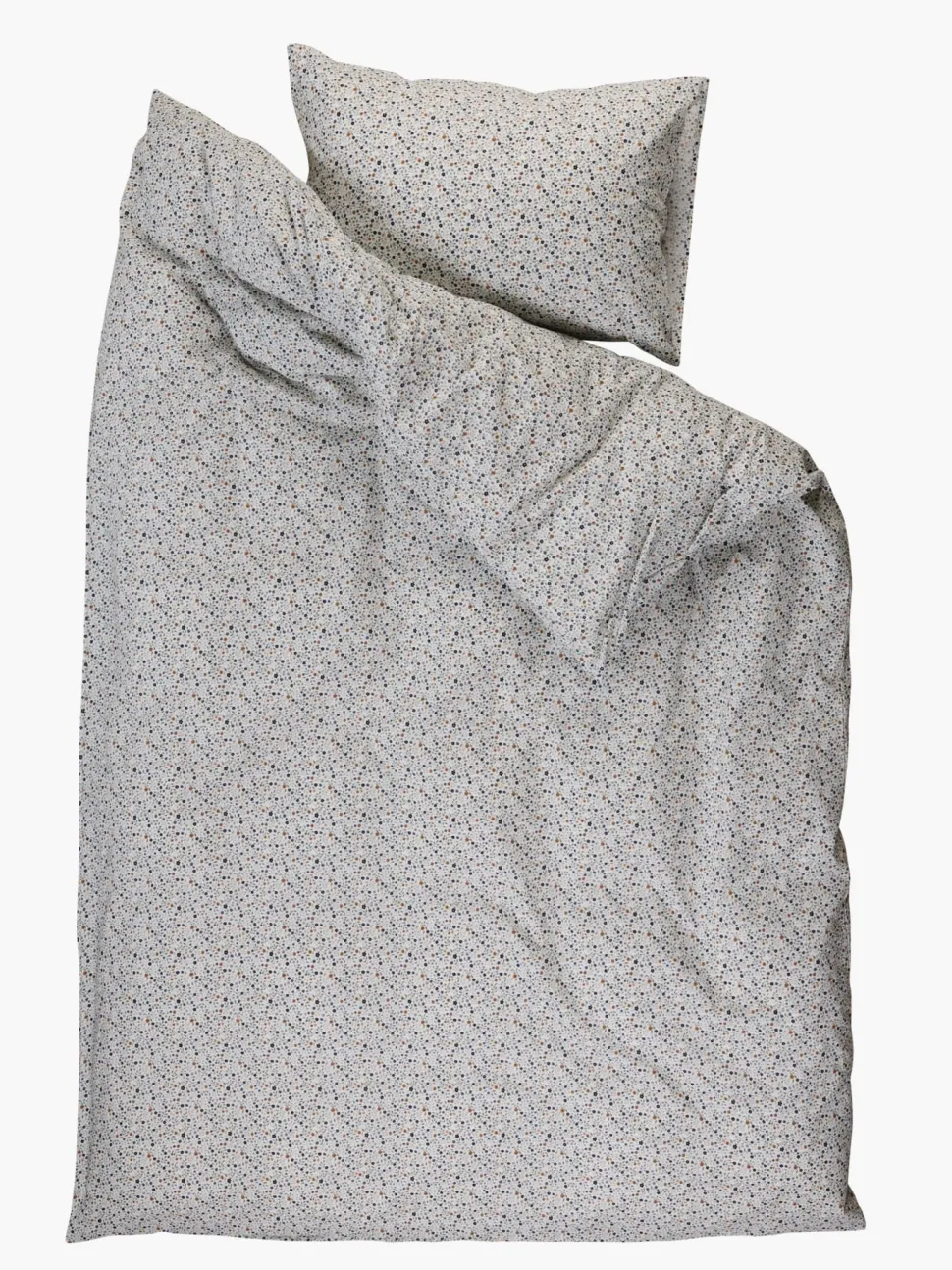 Bomull sengesett multi blå - 140x200 cm