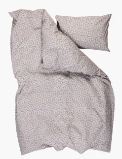 Bomull sengesett multi blå - 140x200 cm