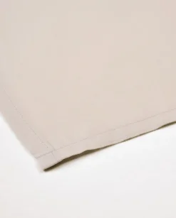 Bomullslaken sand - 150x260 cm