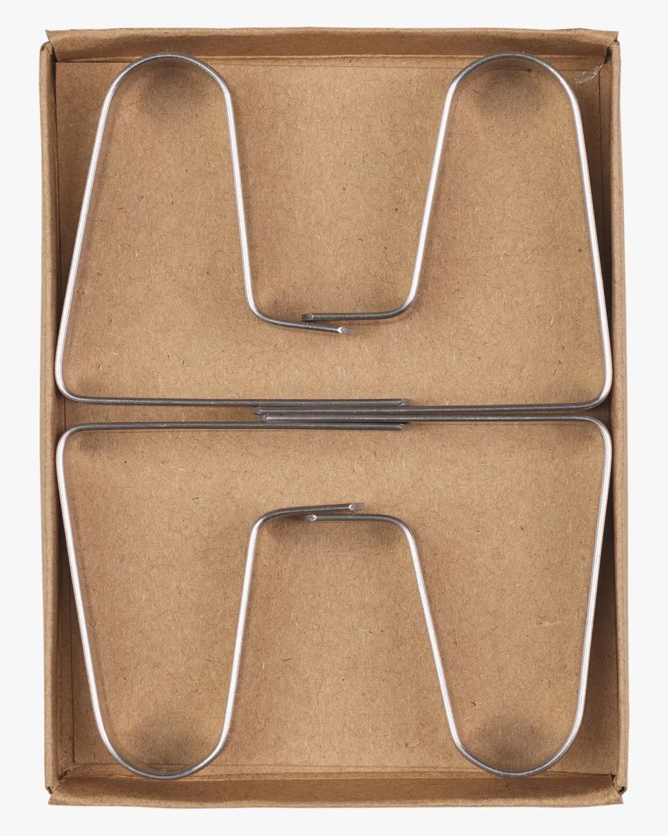 Bordklype stål - 4,6x4,6 cm