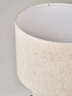 Bordlampe beige - 32x32x38 cm