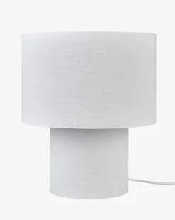 Bordlampe hvit - 23x23x31 cm