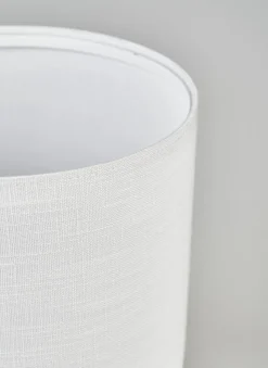 Bordlampe hvit - 23x23x31 cm