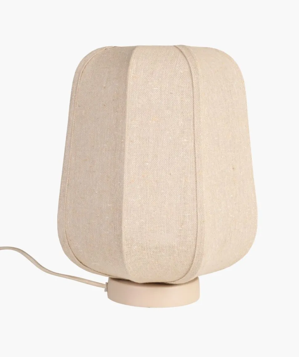 Bordlampe natur - 25x25x29 cm