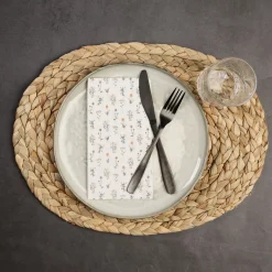 Buffet papirservietter rosa - 33x42 cm