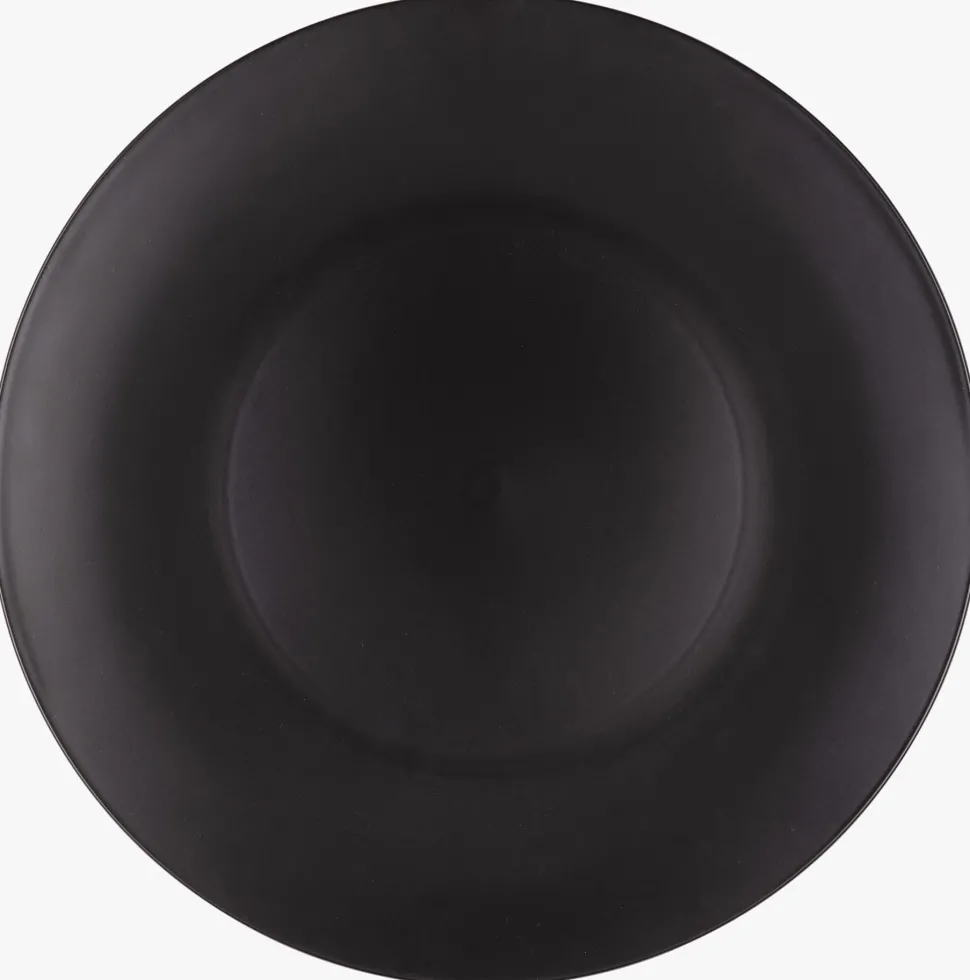 Dekketallerken svart - ø33 cm