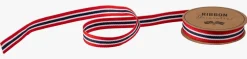 Dekorbånd multi rød - 2,9cm x 3m