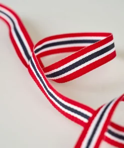Dekorbånd multi rød - 2,9cm x 3m