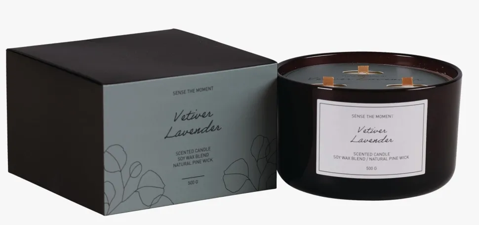 Duftlys gråblå - 500 g