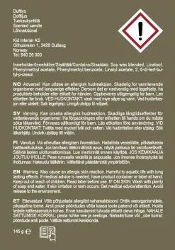Duftlys grønn - 145 g