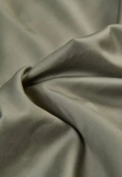 Egyptisk bomull sateng sengesett olivengrønn - 140x200 cm