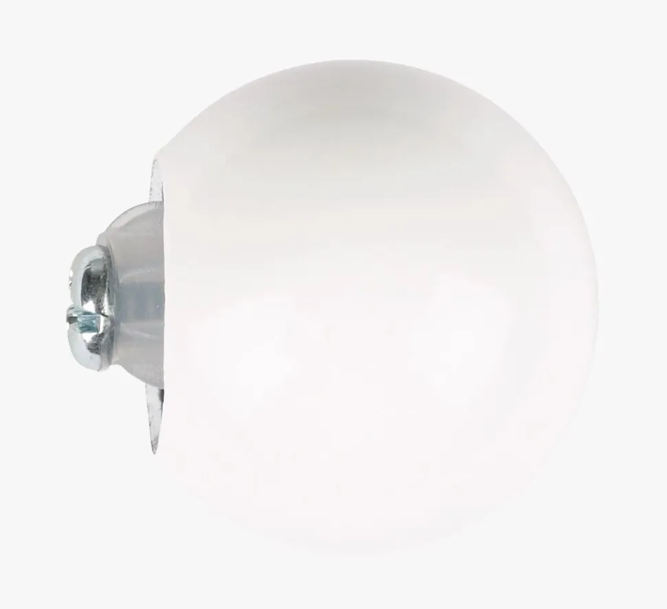 Endestykke 2pk hvit - 13/16 mm