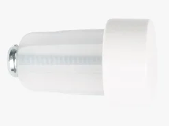 Endestykke 2pk hvit - 22/25 mm