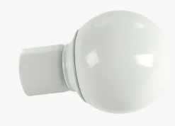 Endestykke 2pk multi hvit - 22/25 mm
