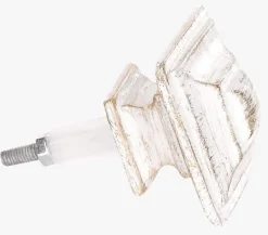 Endestykke 2pk multi hvit - 22/25 mm