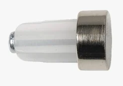 Endestykke 2pk stål - 22/25 mm