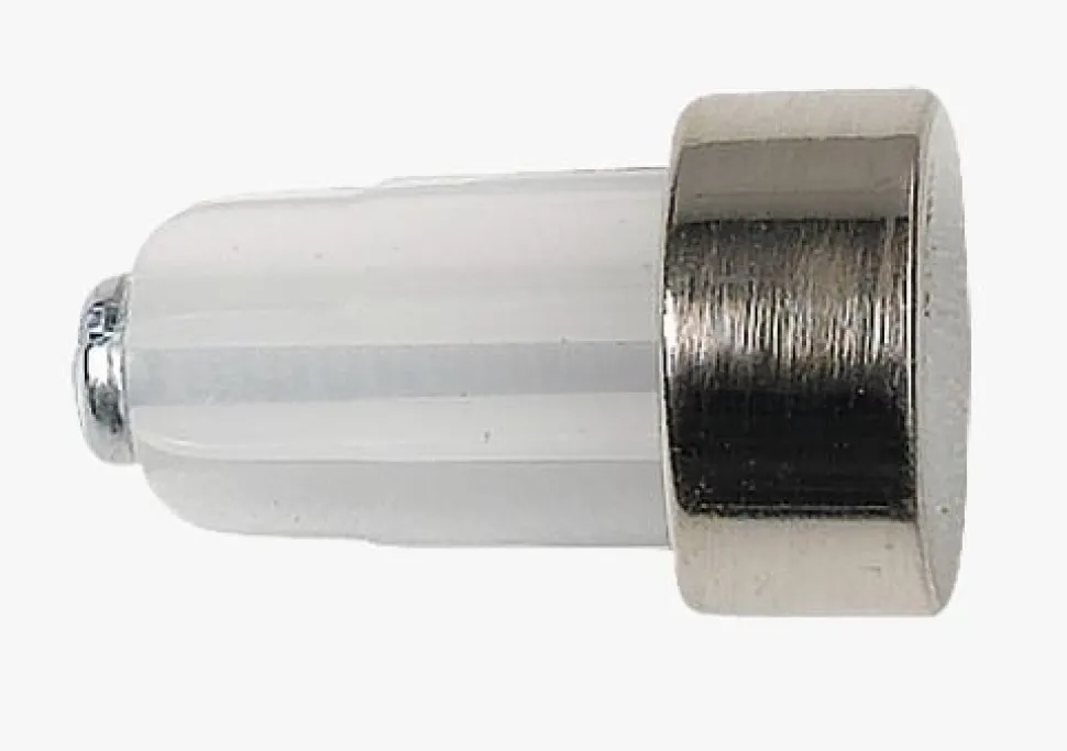 Endestykke 2pk stål - 22/25 mm