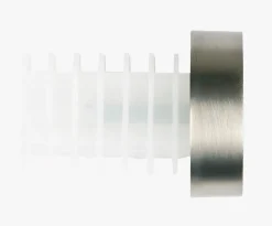 Endestykke 2pk stål - 22/25 mm