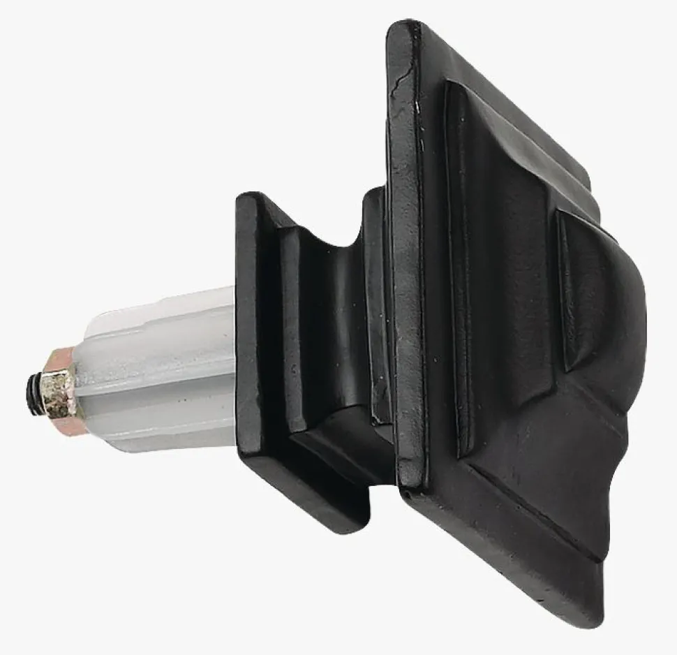 Endestykke 2pk svart - 22/25 mm