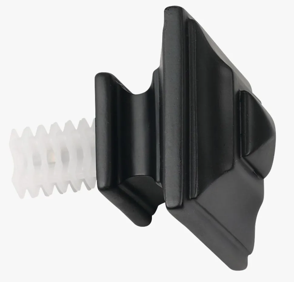 Endestykke 2pk svart - 22/25 mm
