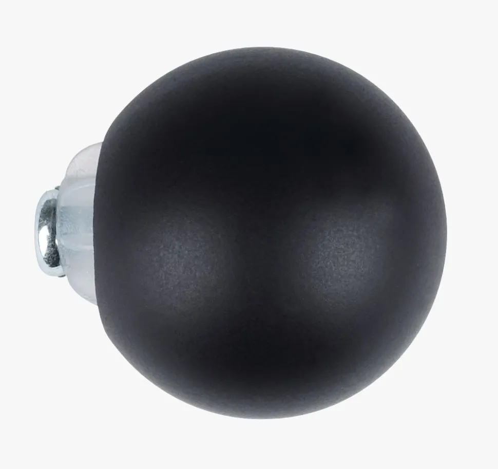 Endestykke 2pk svart - 13/16 mm