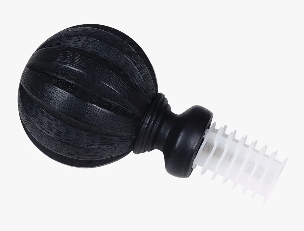 Endestykke 2pk svart - 13/16 mm