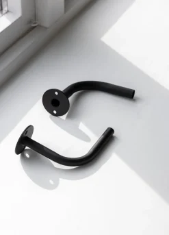 Endestykke 2pk svart - 13/16 mm