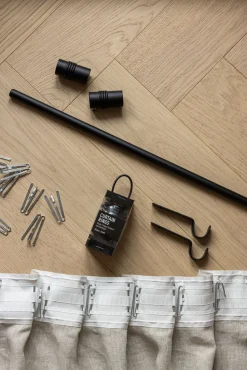 Endestykke 2pk svart - 16mm