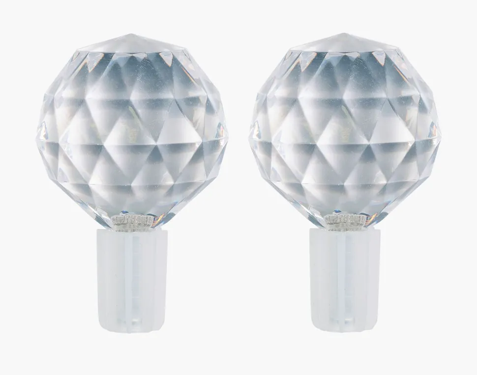 Endestykke 2pk transparent - 13/16 mm