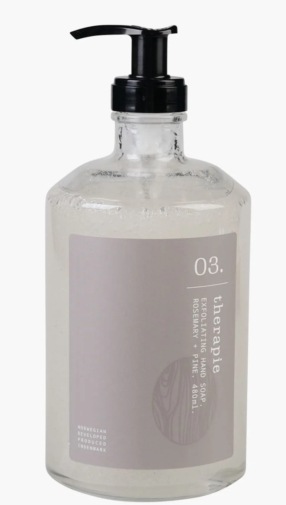 Exfolierende håndsåpe transparent - 480 ml