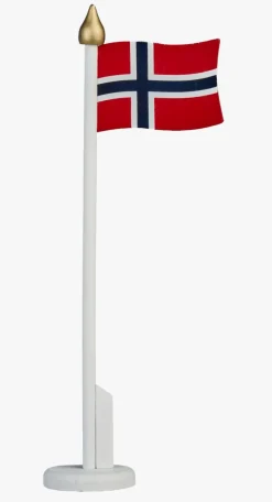 Flaggpynt multi rød - 26 cm