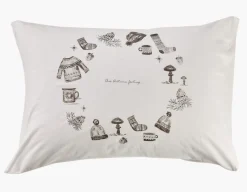Flanell putevar multi grønn - 70x100 cm