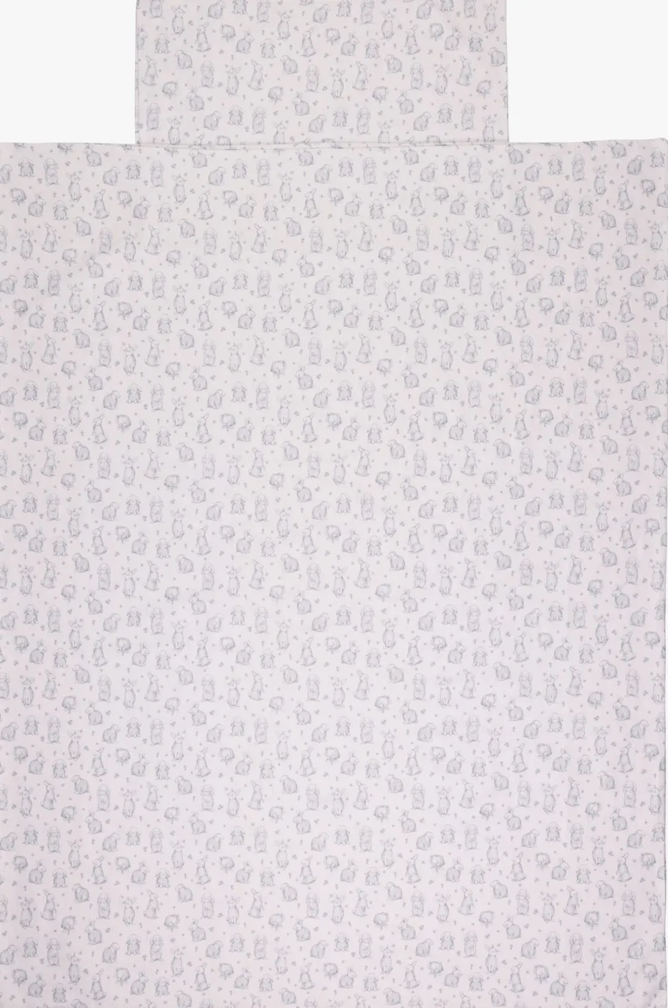 Flanell sengesett blå - 65x80 cm