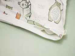 Flannel sengesett multi - 65x80 35x40cm