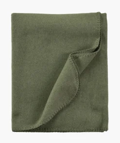 Fleecepledd olivengrønn - 130x170 cm