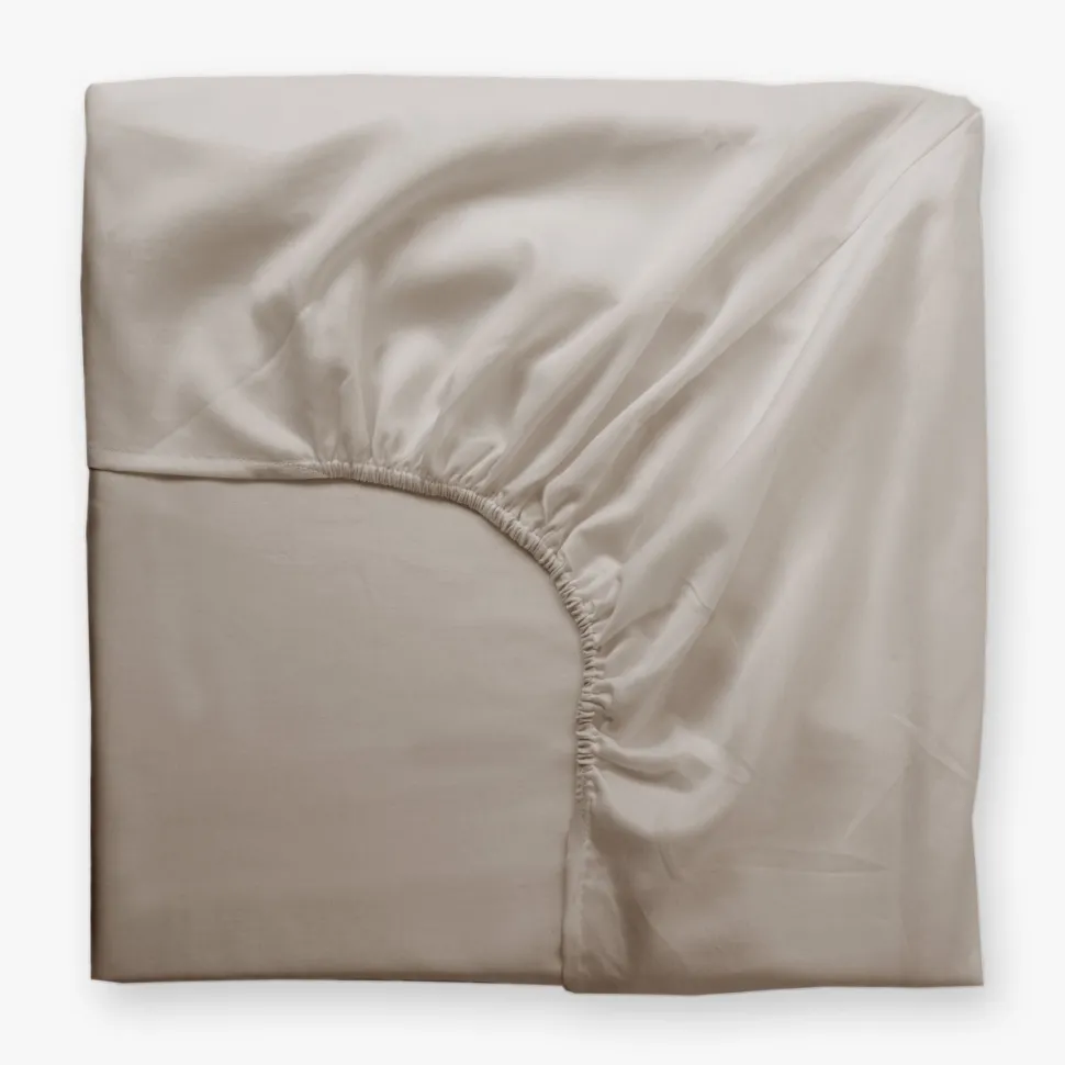 Formsydd laken sand - 90x200 cm